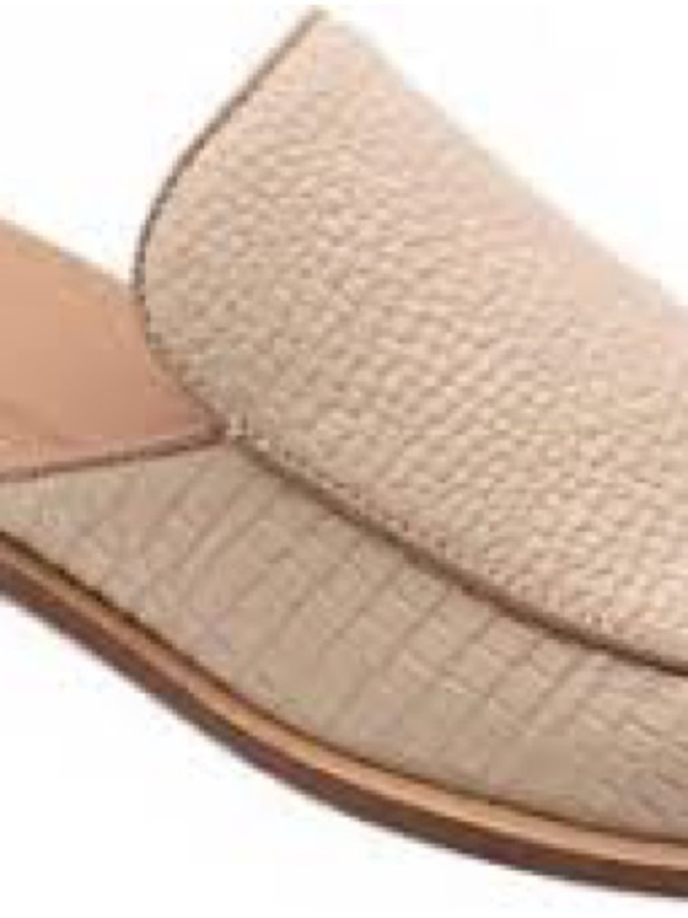 Kaanas Textured Beige Slip-On Loafer